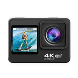Outdoor Waterproof Dual Screen Wifi Sports Camera with Anti-shake Hd Video - Front View