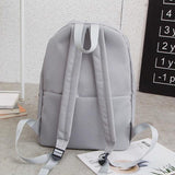 Versatile 4-piece Travel Backpack Set - Light Grey