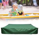 Waterproof Sunshade Cover for Small Bath Garden Toy - 120x120cm - Green - Side View