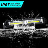 9 - 30V 12W 6000K Car Led Work Light White Light - Rear View