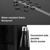 Men Commuter Laptop Backpack - Black - Extra Image