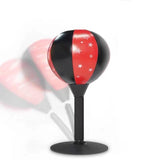Desktop Boxing Speed Ball With Reaction Target - Red / Black - Front View