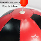 Desktop Boxing Speed Ball With Reaction Target - Red / Black - Rear View