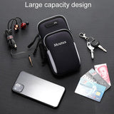 Waterproof Running Arm Bag For Outdoor Sports - Black