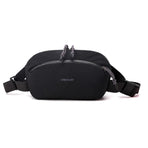 Men Personalized Chest Bag For Commuting - Black