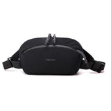 Men Personalized Chest Bag For Commuting - Black