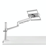 Adjustable Laptop Monitor Stand Mount - Aluminum Alloy - Black - Side View