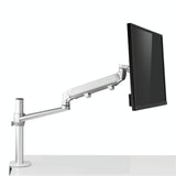 Adjustable Laptop Monitor Stand Mount - Aluminum Alloy - Black - 45-Degree Angle