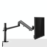 Adjustable Laptop Monitor Stand Mount - Aluminum Alloy - Black - Close-Up Angle