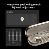 Bluetooth Earphones with Ear-mount Design - Beige - 45-Degree Angle