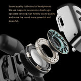 Bluetooth Earphones with Ear-mount Design - Beige