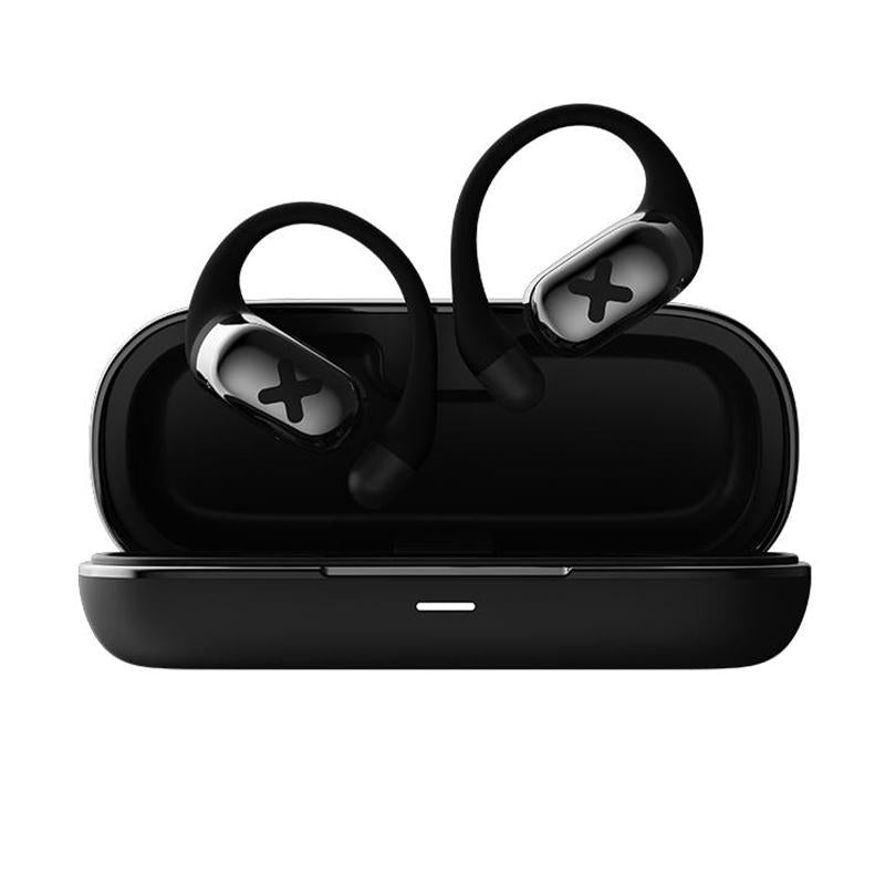 Bluetooth Earphones with Ear-mount Design - Beige
