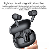 Black Wireless Bluetooth Earphones - Tws26 - Side View