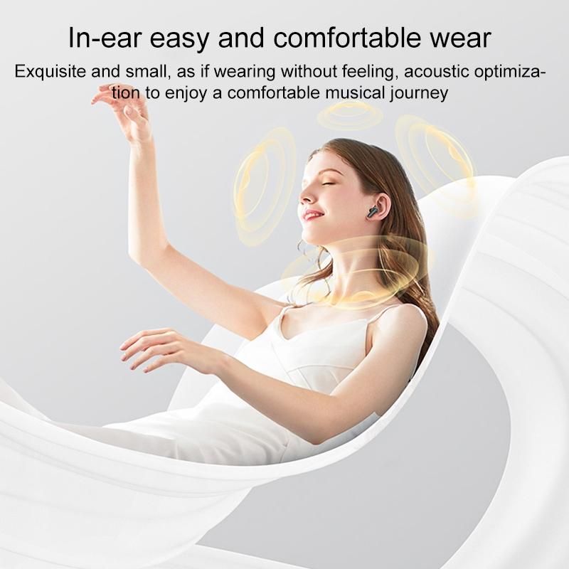 Black Wireless Bluetooth Earphones - Tws26