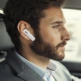 Wireless Bluetooth Earphone for Samsung - Hands Free V4.1 Black - Low Angle