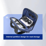 Waterproof Business Laptop Backpack - Large Capacity With Password Lock - Top-Down View