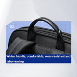 Waterproof Business Laptop Backpack - Large Capacity With Password Lock - 45-Degree Angle
