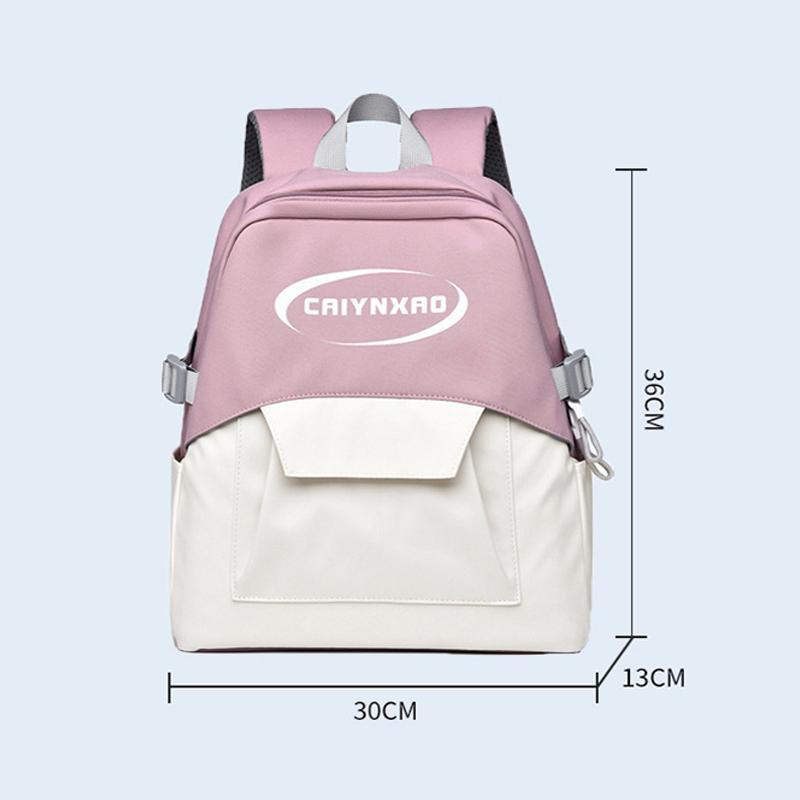 Large Splash Proof Backpack For Outings & School - Pink