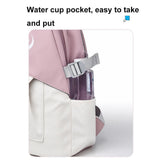 Large Splash Proof Backpack For Outings & School - Pink