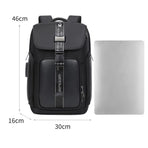 Waterproof Men Business Backpack Black