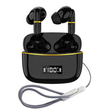 Wireless In-ear Earphones with Digital Charging Case - J2 - Black