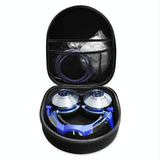 Portable Shockproof Bag for Dyson Air Purification Headset - Black - Rear View