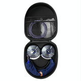 Portable Shockproof Bag for Dyson Air Purification Headset - Black - Close-Up Angle