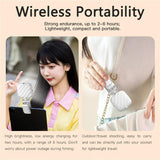 Usb Charging Led Beauty Fill Light for Mobile Phone Live Camera - Black