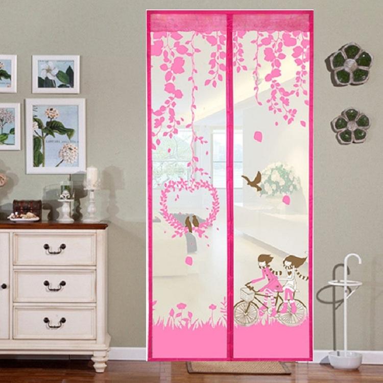 90x210cm Magnetic Anti-mosquit Screen for Summer - Blue