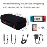 Switch Oled Console Protective Eva Sleeve - Black - Rear View