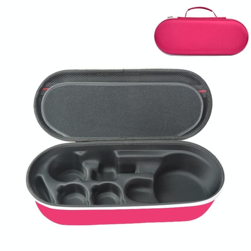 Hard Shell Storage Bag For Dyson Hd03 / Hd08 / Hd15 Hair Dryer Rose Red