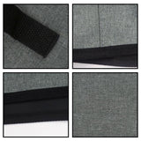 Grey Dust Cover for Small 3-6l Air Fryer - 45-Degree Angle