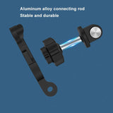 Double Head J Buckle Backpack Mount For Sports Cameras - Close-Up Angle