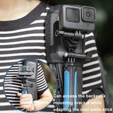 Double Head J Buckle Backpack Mount For Sports Cameras - Extra Image