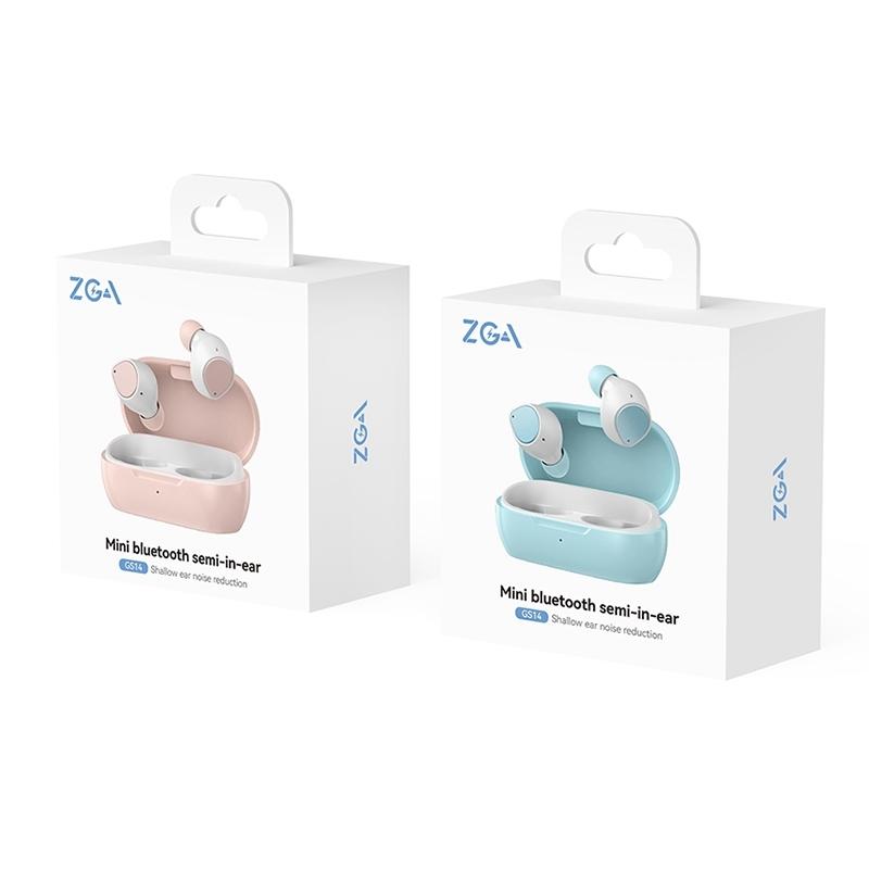 Mini Wireless Bluetooth Earphone - Zga Gs14 Candy - Pink