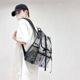 Waterproof Travel Backpack - Pvc Material - Grey - Extra Image
