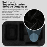 Waterproof Hard Shell Storage Bag for Amagisn - Compact Size - Gray - Close-Up Angle