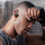 Led Bluetooth Earphones with Noise Reduction and Power Bank Function - Black - Extra Image