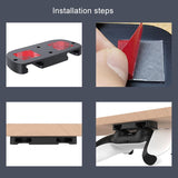 Gamepad Hanging Stand For Ps5 / Ps4 Joystick - Black - Close-Up Angle