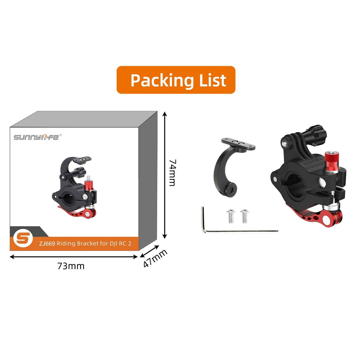 Remote Control Riding Bracket for Dji Air 3 and Rc 2