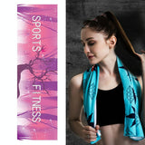Quick Drying Cooling Towel For Outdoor Sports 100 X 30Cm - Greenery