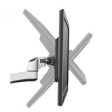 Rotating Aluminum Monitor Bracket for Lifting Lcd - Clip Table - 45-Degree Angle