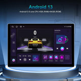 13.1 Inch Android Car Navigator - 4 + 64G - Universal Map - Carplay - Reverse Camera - Side View