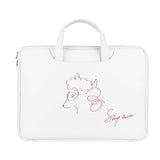 13.3 Inch Lightweight Printed Laptop Bag in Pu Material - Ice Cream - Front View