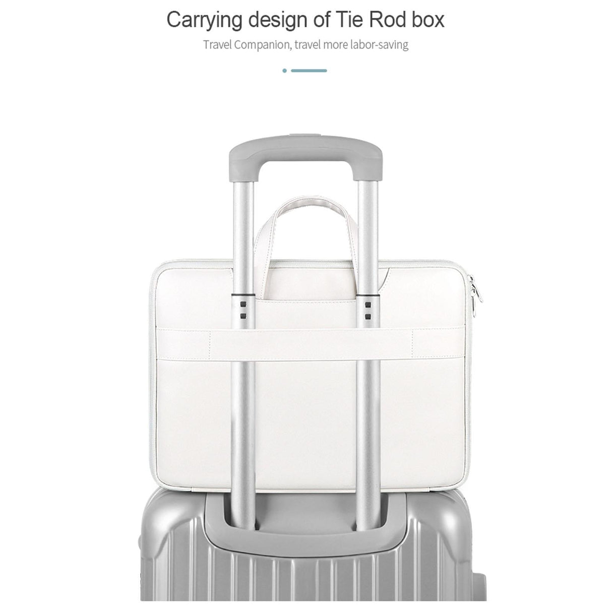 13.3 Inch Lightweight Printed Laptop Bag in Pu Material - Ice Cream