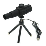 Usb Digital Telescope with Live Streaming and Playback - Black - Front View