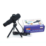 Usb Digital Telescope with Live Streaming and Playback - Black - Rear View