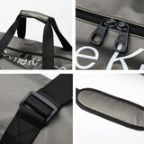 Waterproof Gym Bag - Compact and Durable - Red - Close-Up Angle