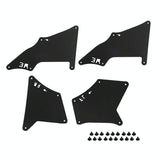 Front Wheel Fender Leather Lining For 03-17 Toyota Prado 2700 4000 Black