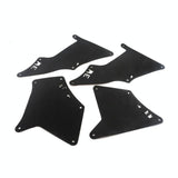 Front Wheel Fender Leather Lining For 03-17 Toyota Prado 2700 4000 Black - Side View